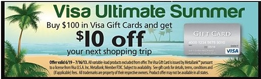 a coupon with text and images