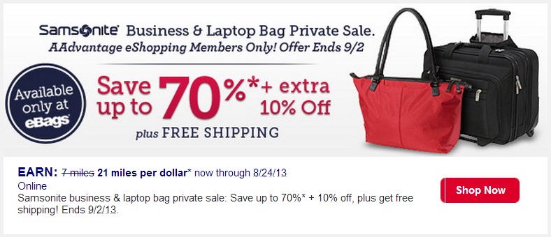 a red bag with text overlay