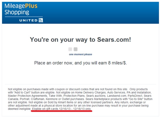 MileagePlusShopping_Sears_8X_giftcards_allowed
