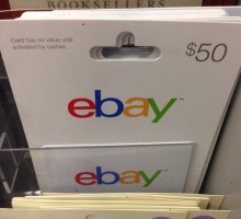 eBay gift cards