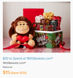 a stuffed monkey and a box of snacks