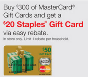 staples mastercard deal mar15