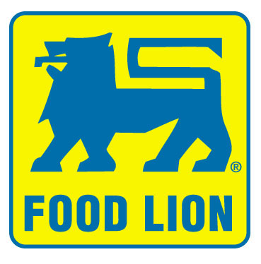 a yellow sign with blue lion