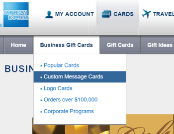 Amex gift card Premium Shipping