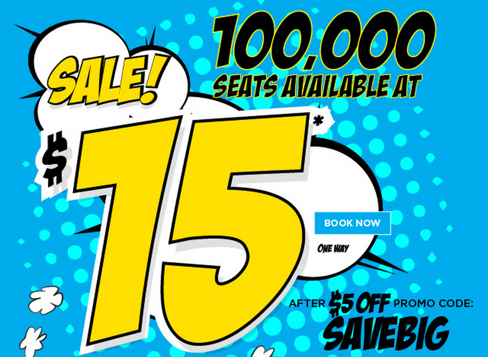 a blue and yellow sale banner