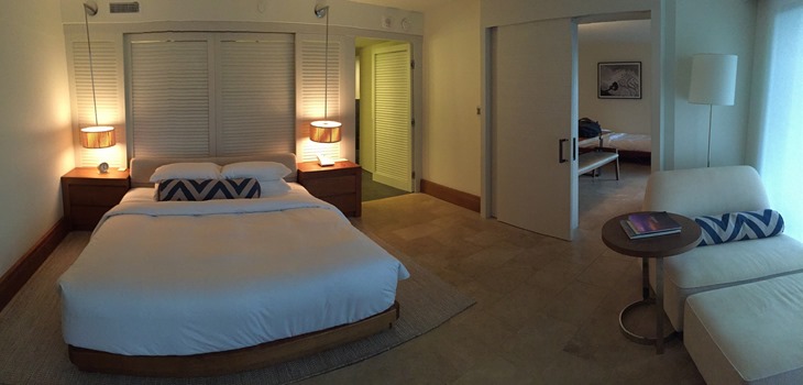 Hyatt Diamond status Andaz Maui Suite Bedroom