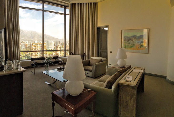 Grand Hyatt Diplomatic Suite Living Room Santiago Chile