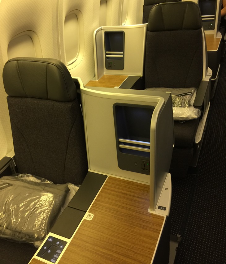 AA vs. BA business class: AA window seats