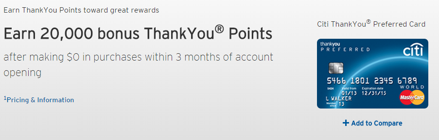 a screenshot of a thank you points