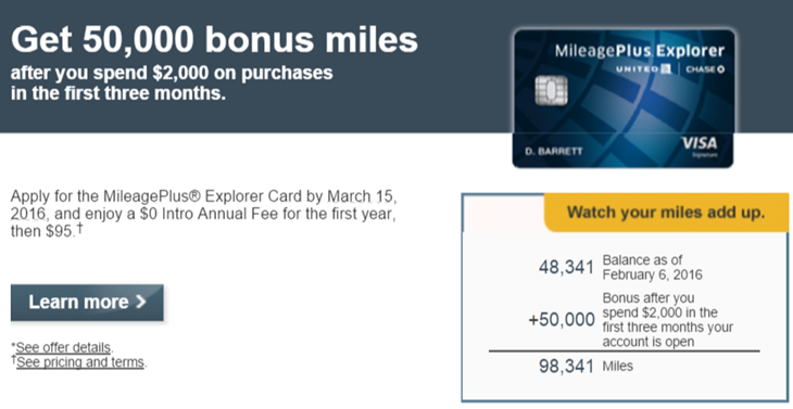 Chase signup bonus offers United Silver Status
