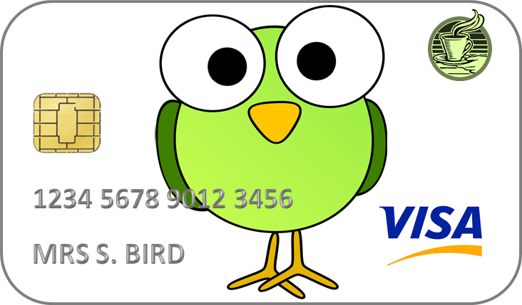 Starbird Starbucks prepaid card