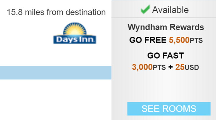 Wyndham Not 15K