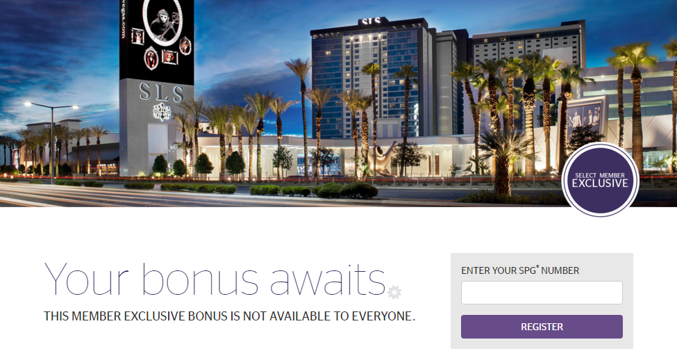 spg targeted promo