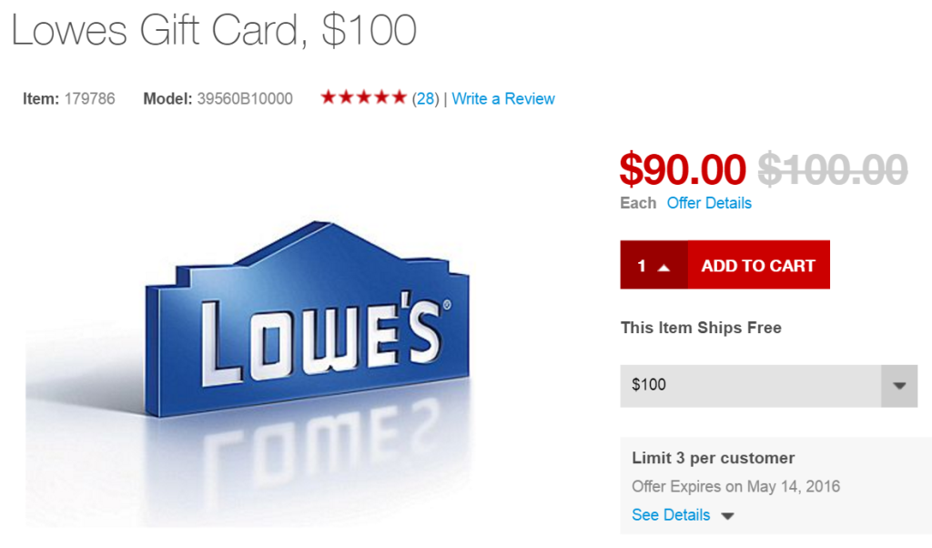 staples lowes gift card