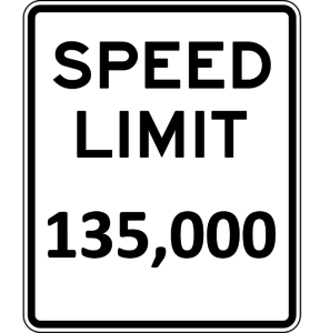 Citi's new speed limit 135K