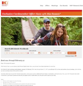 IHG Points and Cash Discount