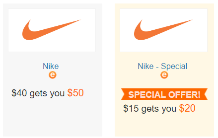 Nike Discover Regular Offer plus Special Offer