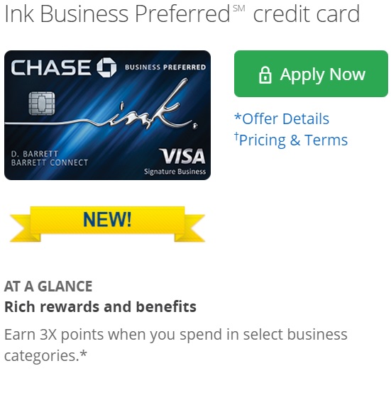 chase ink preferred