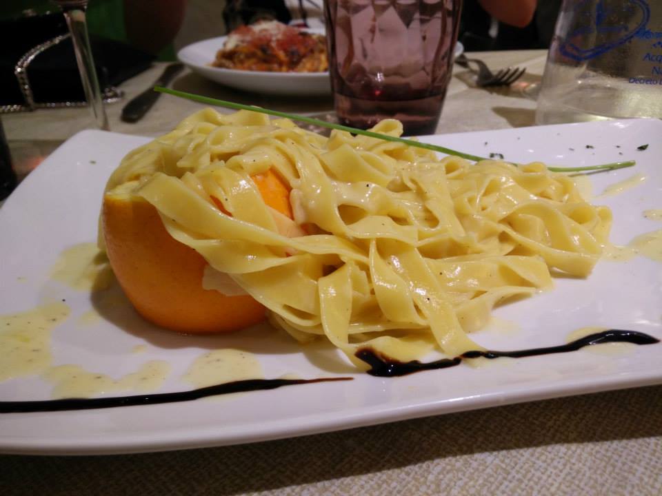 orange pasta