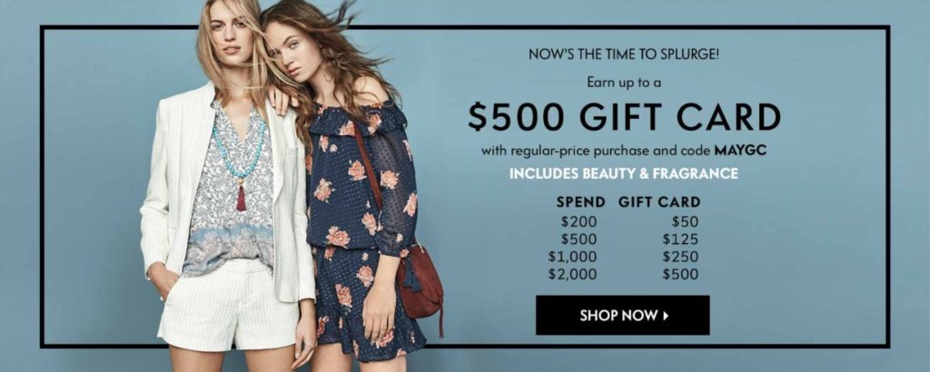 Neiman Marcus May 08 Gift Card Event