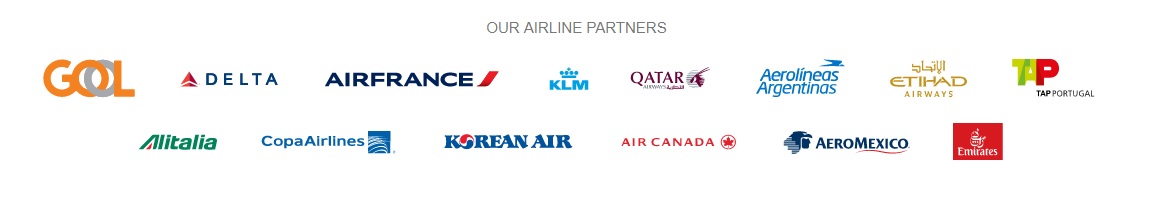 a group of airline logos