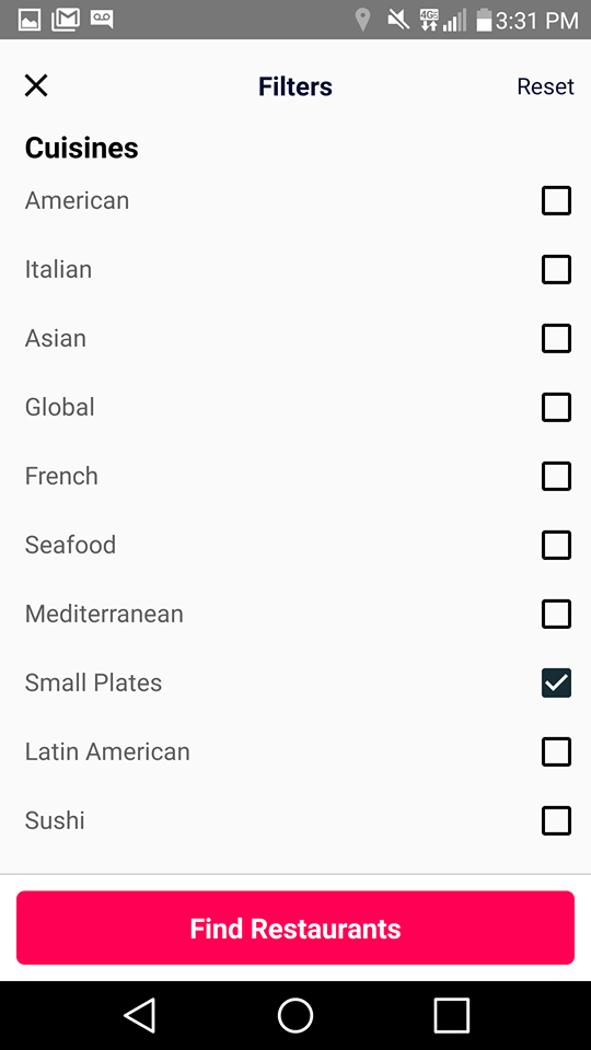 a screenshot of a checklist
