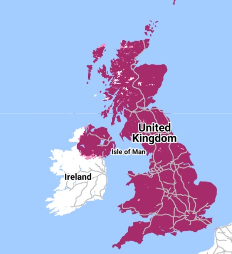 a map of united kingdom