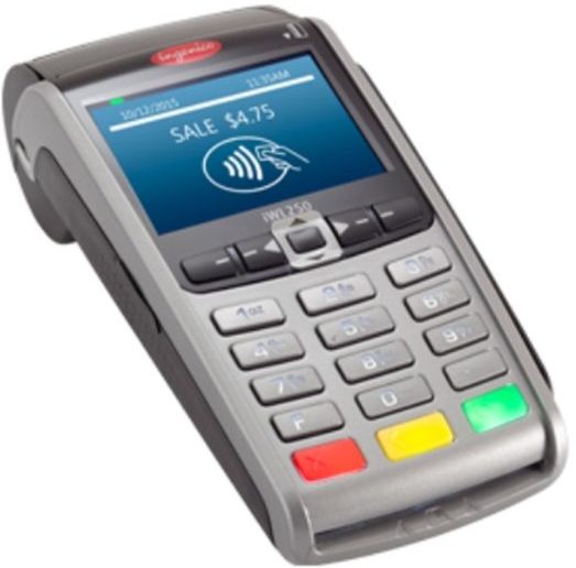 a close-up of a credit card reader