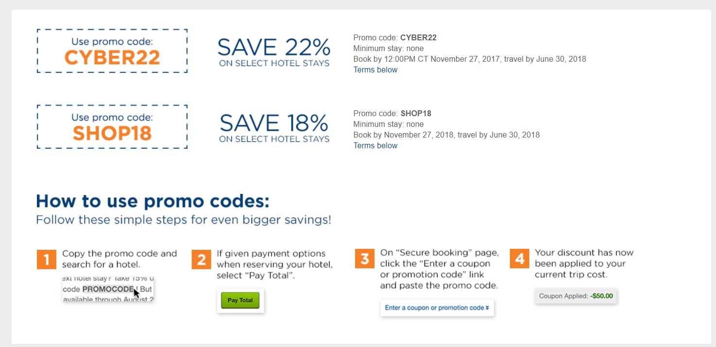 a screenshot of a hotel coupon