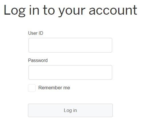 a screenshot of a login form