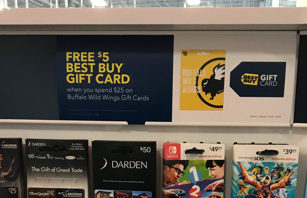 Best Buy Gift Card Rack