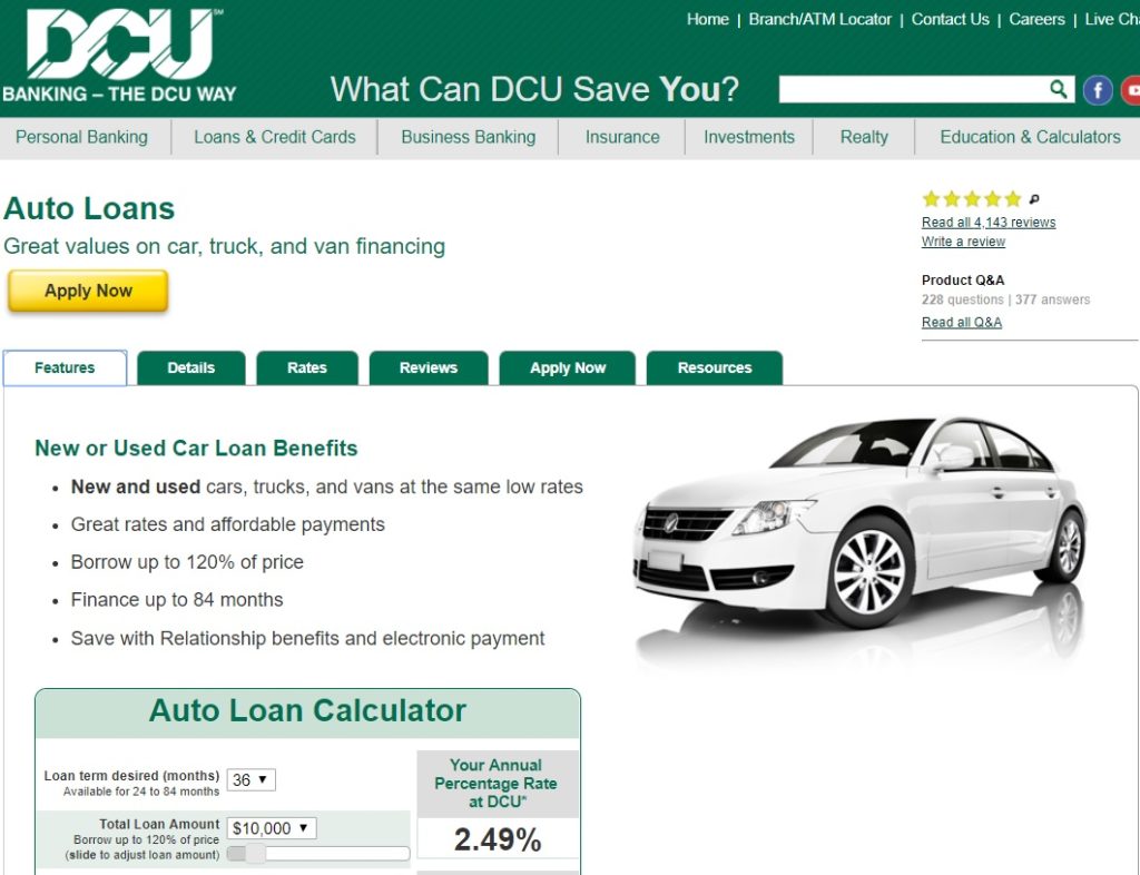 Dcu Pre Approval Car Loan