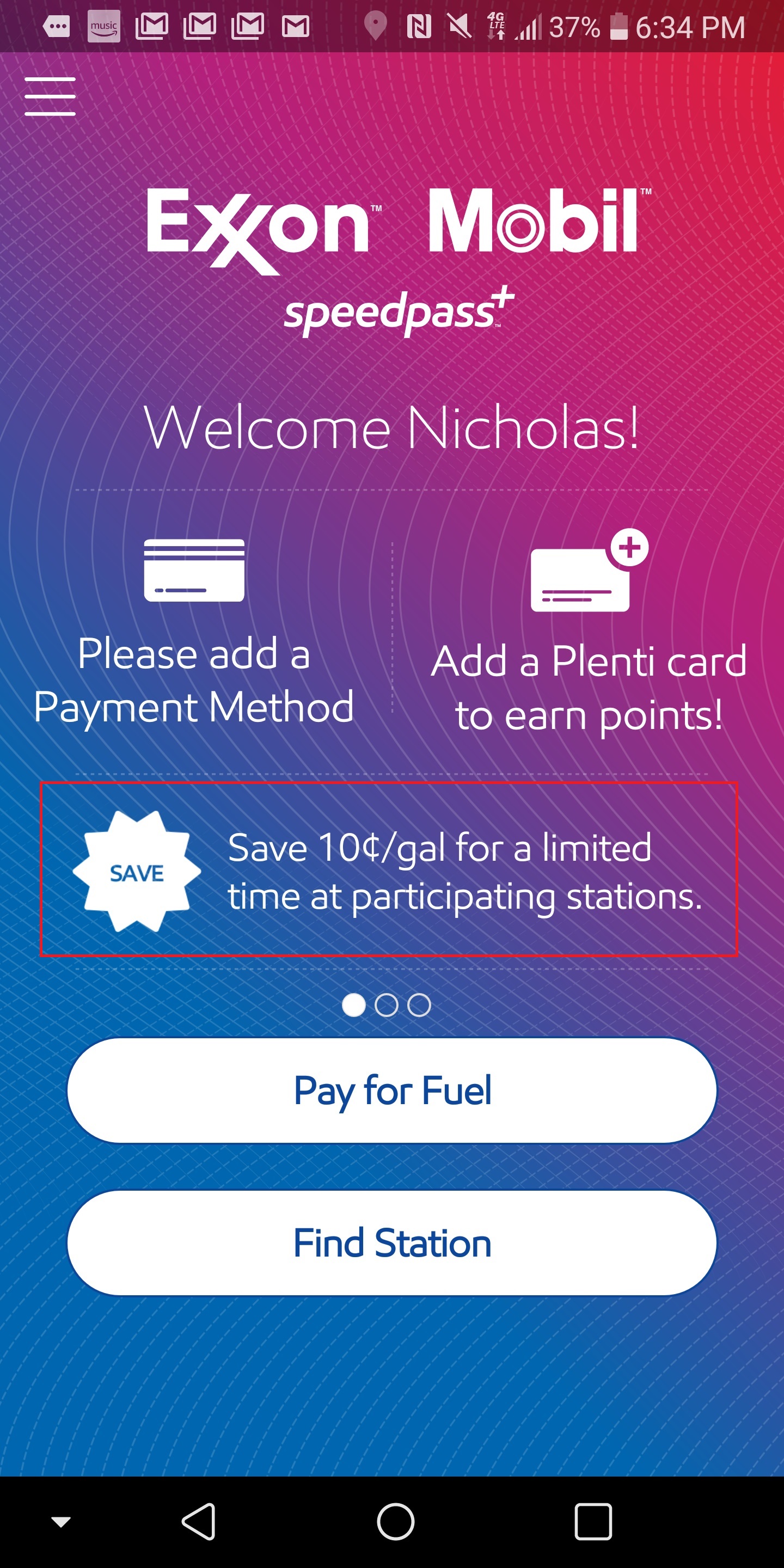 a screenshot of a credit card payment method