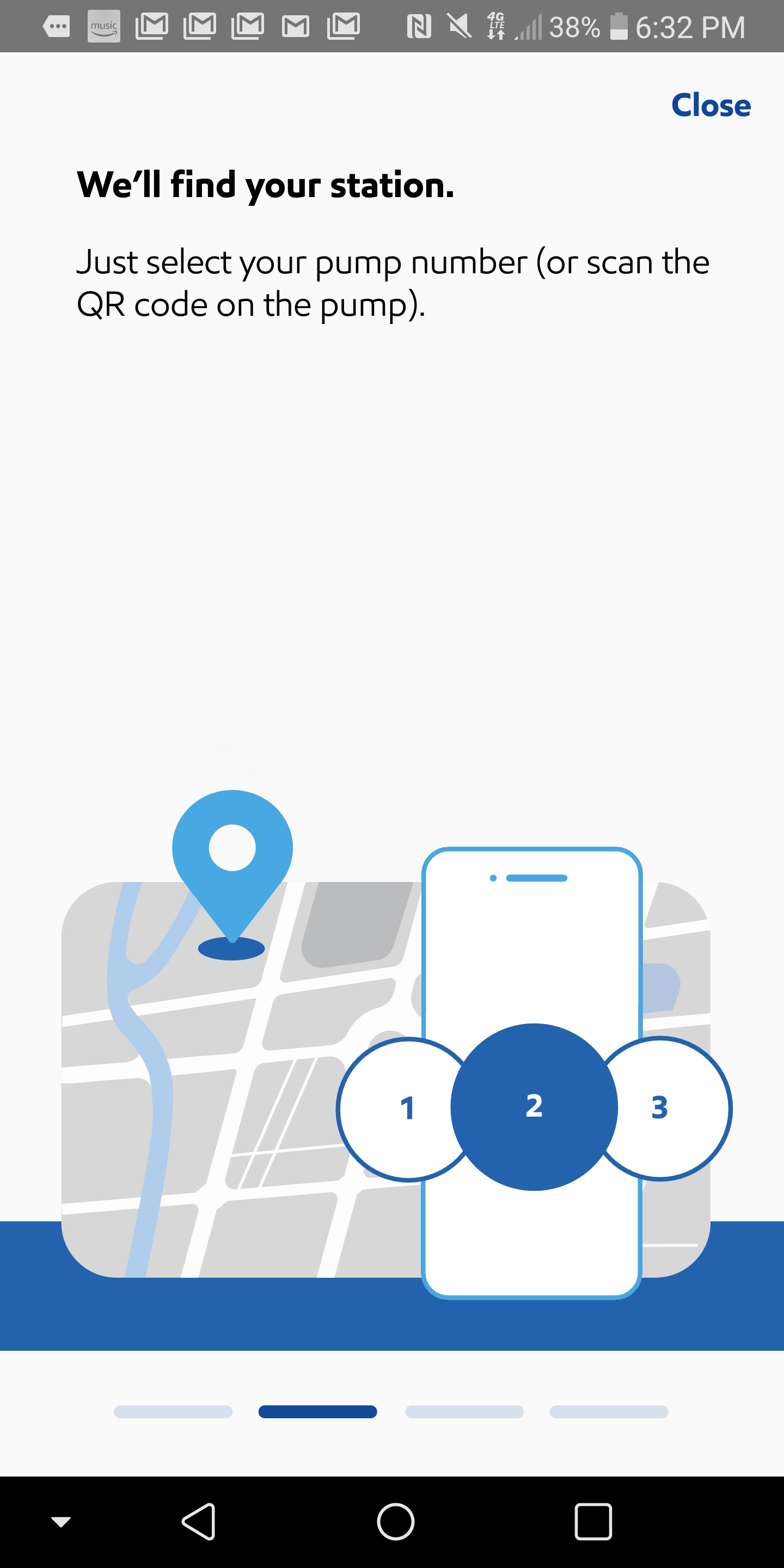 a screenshot of a phone and map