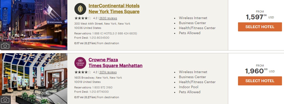 IHG Hotels Times Square NYE