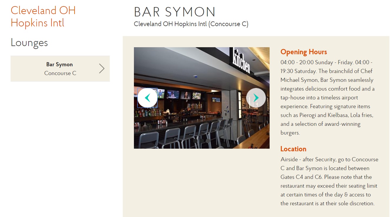 a screenshot of a bar