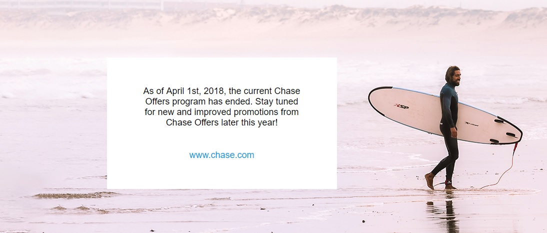 Chase Offers Program Update