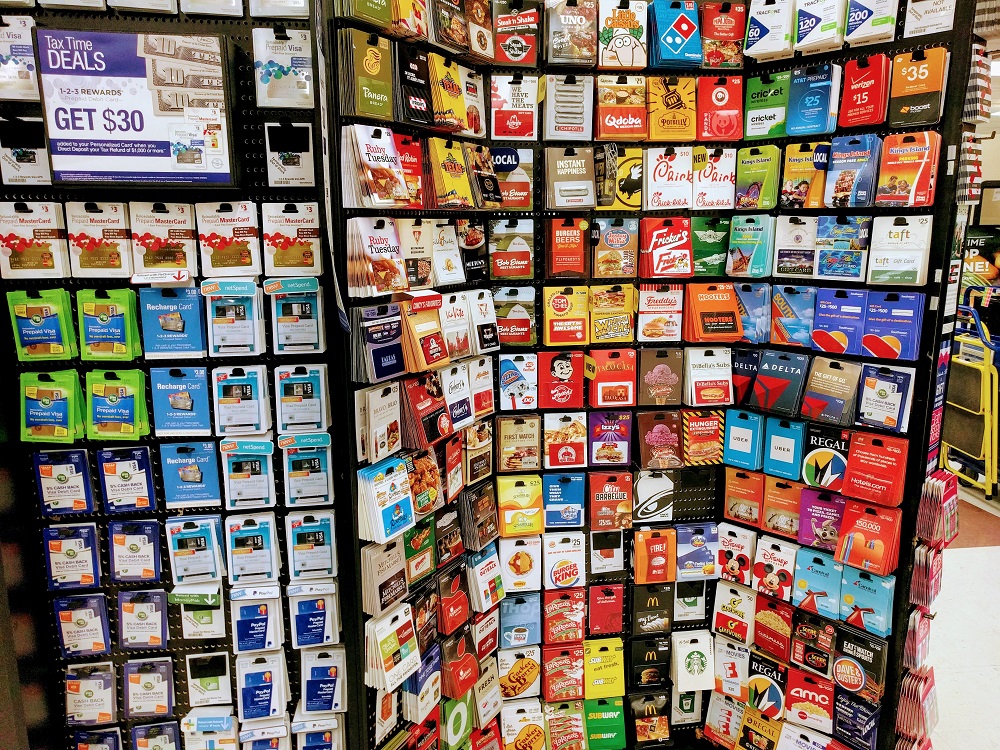 Kroger Gift Card Rack