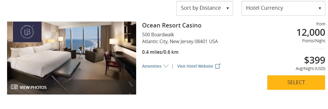 a screenshot of a hotel
