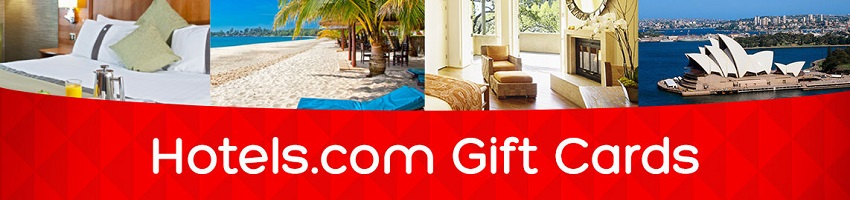 Hotels.com gift cards