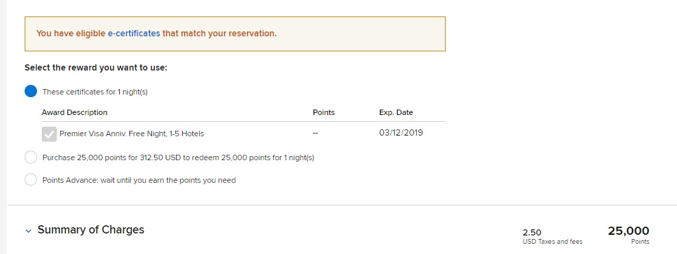 a screenshot of a reservation