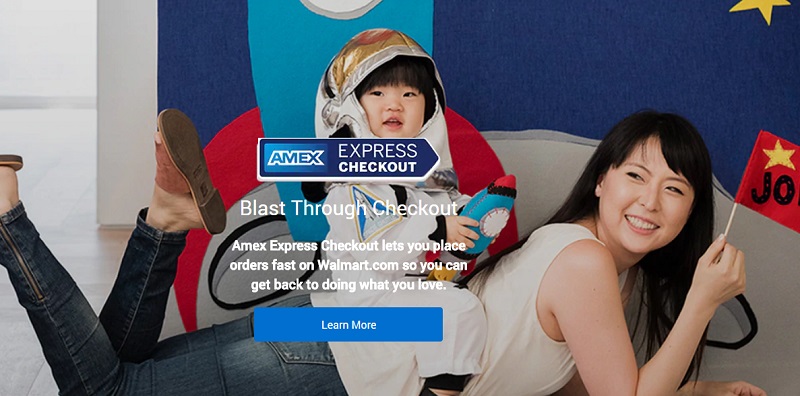 Walmart Amex Express Checkout