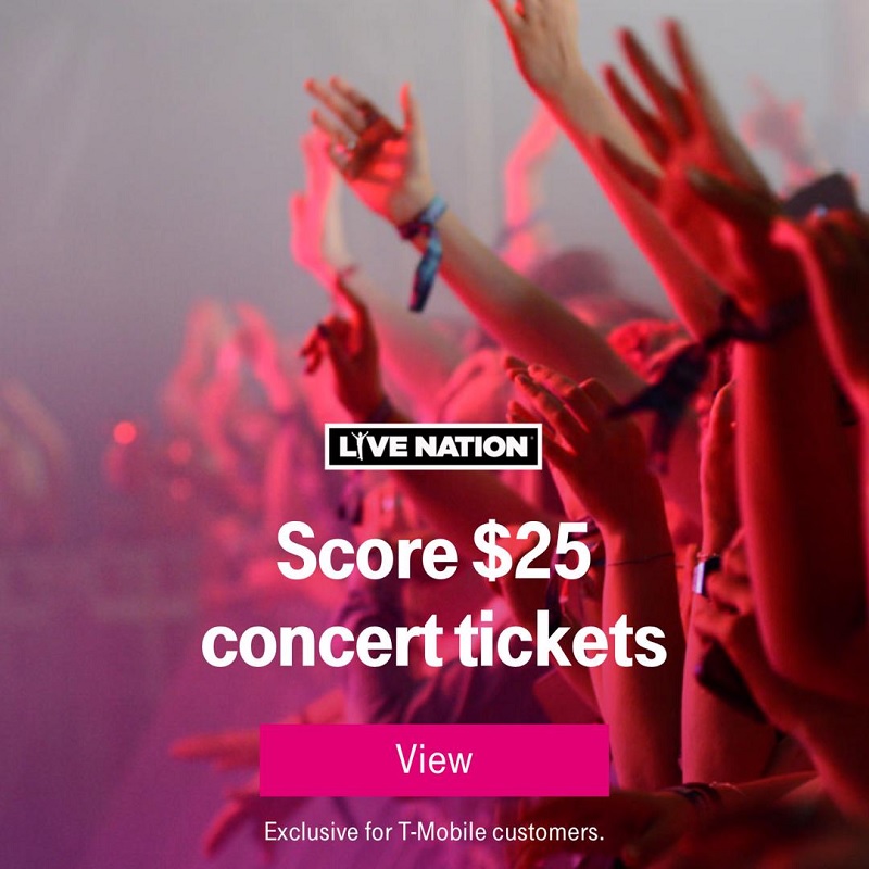 T-Mobile Tuesdays Live Nation Tickets