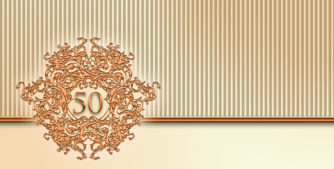 a gold ornate design with a number on it