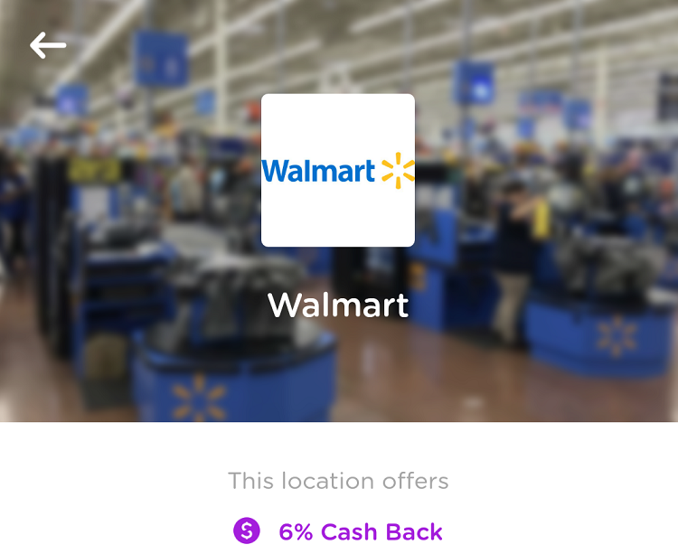 Dosh app Walmart 6%