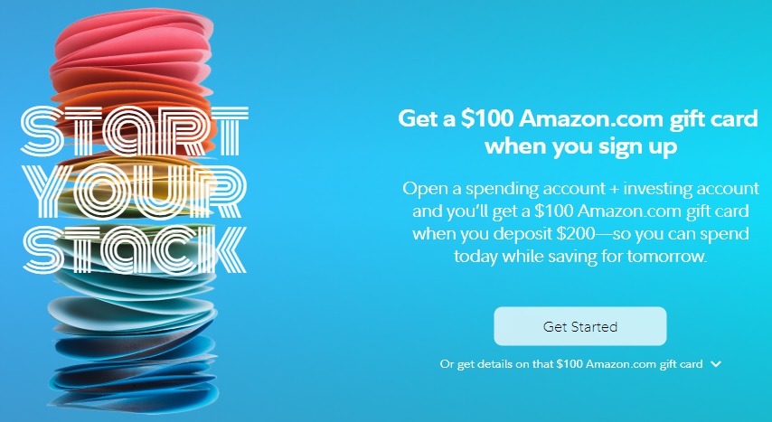 Fidelity Start Your Stack $100 Amazon Gift Card