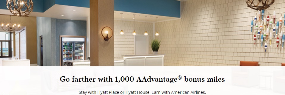 Hyatt Place Hyatt House 1,000 Bonus AAdvantage Miles