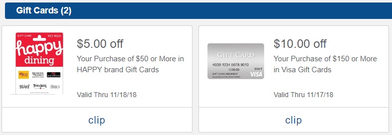Meijer Gift Card Coupons