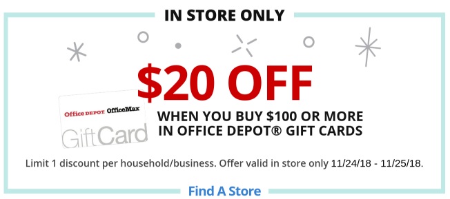 Office Depot Gift Cards