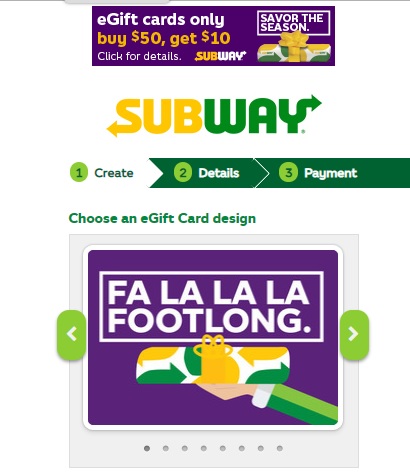 a screenshot of a subway card